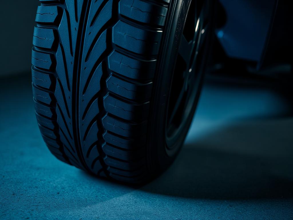 Performance tire close-up